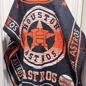 Houston Astros Black and Orange Poncho